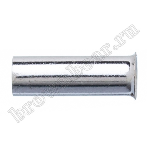 Кабельный наконечник штыревой втулочный НШВ 12 мм, под опрессовку на провод 6.0 мм², упаковка 100шт. TC-6.0-12 фото 2