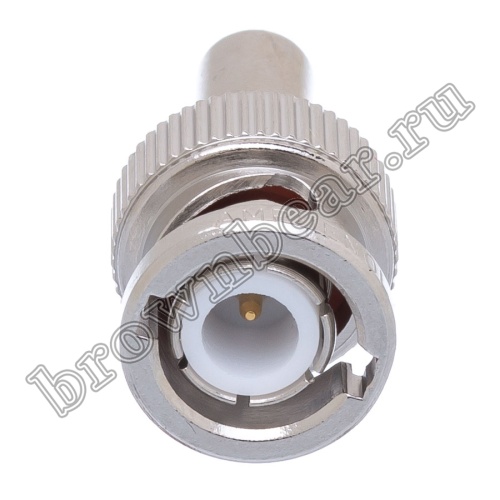 Разъем BNC Amphenol, штекер на кабель RG-58U, обжимной 000-36775 фото 2