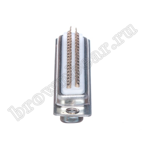 Разъем D-SUB 37 контактов, гнездо на кабель, пайка DB-37F фото 5