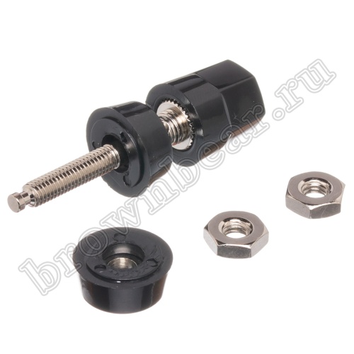 Клемма приборная для разъема Banana, тип 9 (гнездо), черная BP-9B фото 8