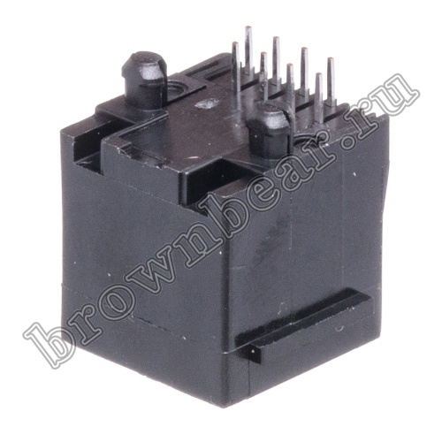 Разъём RJ-45 гнездо на плату, 8P8C, тип 3 TJ3-8P8C фото 6