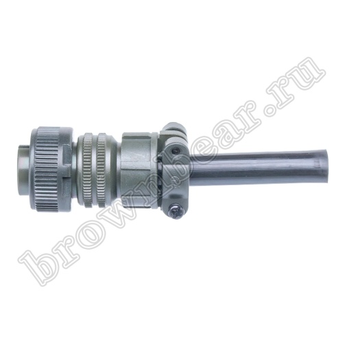 Разъём промышленный круглый MIL-5015 серии MS 4 контакта, гнездо на кабель фото 5