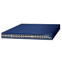 SGS-6310-48T6X Управляемый L3 стекируемый коммутатор Planet, 48 портов 10/100/1000Мбит/с, 6 портов SFP+ 10Гбит/с