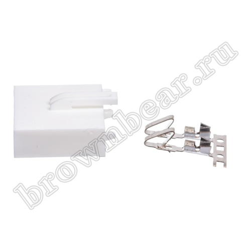 Разъем питания AT 6 контактов, гнездо для материнской платы, шаг 3.96 мм HPB-6F фото 5