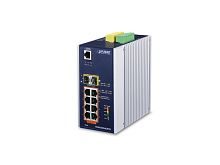 IGS-6325-8UP2S Промышленный управляемый L3 коммутатор Planet 8 портов 10/100/1000Мбит/с 802.3bt PoE 95Вт/порт, 2 порта SFP 100/1000Мбит/с
