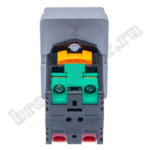 Кнопка управления пуск-стоп, без фиксации, НЗ/НР, зеленая/красная TN2BTW-1AB фото 3