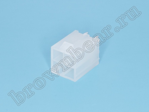 Разъем питания Mini-Fit 4 контакта, вилка на плату, шаг 4,2мм MF-4MA