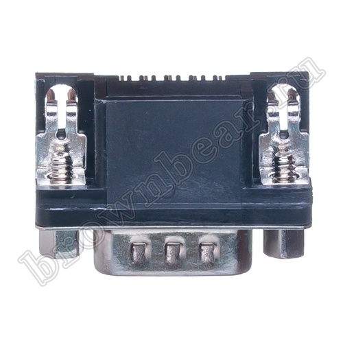 Разъем D-SUB  9 контактов, вилка на плату, прямой угол  9.4мм DRB-9MB фото 7