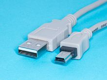 Кабель (шнур) USB, тип А - mini USB, вилка - вилка, 1.8 метра