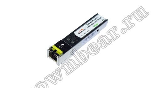 GPB-5324S-L2CD Модуль SFP, 1Гб/с, WDM, разъем SC, SM, Tx:1550/Rx:1310 нм, DDM, 14 Дб, до 20 км