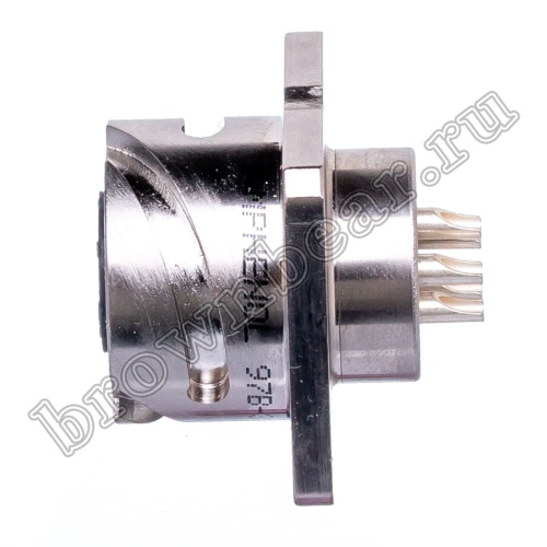 Разъем Amphenol серии 97B, ACA-B, 5 контактов, розетка на блок, тип 14S, байонет 97B3102E-14S-5S(A23) фото 3
