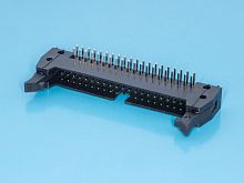 Разъем IDC 2х20 вилка на плату, с защелками, шаг 2.54мм, прямой угол SCM-40R