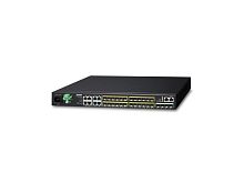 XGS3-24242 Управляемый L3 стекируемый коммутатор Planet, 24 порта SFP 100/1000Мбит/с, 12 combo RJ-45/SFP портов 100/1000Мбит/с, 4 порта SFP 10Гбит/с