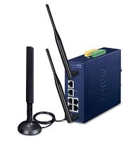 LCG-300W-EU Промышленный WiFi LoRaWAN шлюз + 5 портов 1Гб/с RJ-45