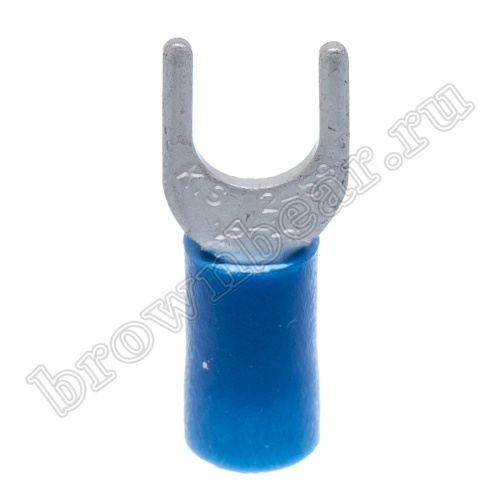 Клемма вилочная обжимная тип "U" 5.3 мм на провод 1.5 - 2.5 мм², изолированная, кратно100шт. TYI-2-5 фото 6
