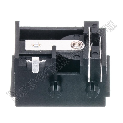 Разъем питания DC гнездо 2.1 x 5.5 мм, на плату с выключателем DJK-30A фото 4