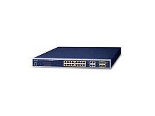 GS-4210-16UP4C Управляемый L2/L4 коммутатор Planet, 16 портов 10/100/1000Мбит/с 802.3bt Ultra PoE 400Ватт, 4 combo порта RJ-45/SFP 100/1000Мбит/с