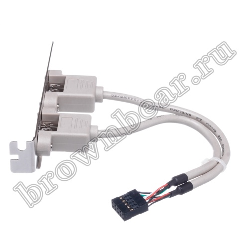 Планка USB, 2 порта тип А - BLD-10 SCUA-22 фото 3