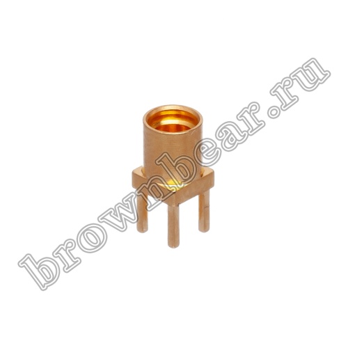 Разъем MMCX гнездо на плату, Amphenol, MMCX6251N1-3GT30G-50 MMCX-J фото 3
