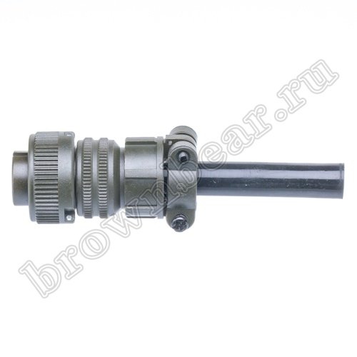 Разъём промышленный круглый MIL-5015 серии MS 4 контакта, вилка на кабель фото 3