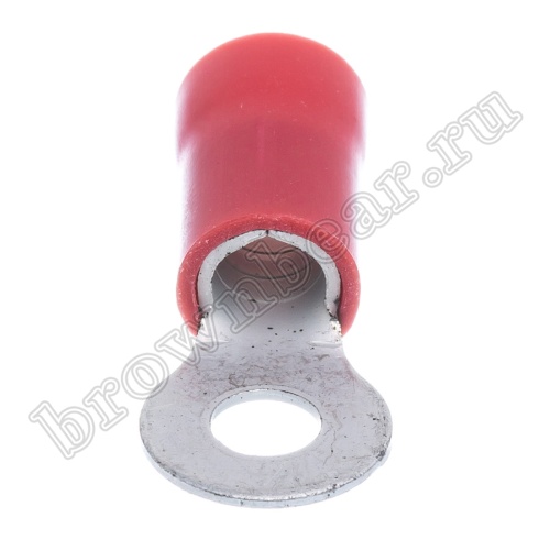 Клемма кольцевая обжимная тип "O" 5.3 мм, на провод 10.0 мм², изолированная, кратно 100шт. TRI-8-5 фото 4