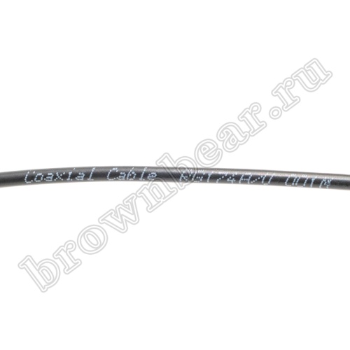 Кабель коаксиальный, 50 Ом, бухта 100 м, черный   фото 3