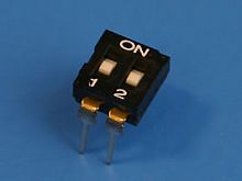 Переключатель Dip-Switch 3 контактных группы, монтаж в панель DIP (В012А)