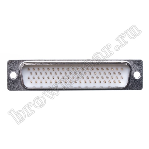 Разъем D-SUB  78 контактов высокой плотности, вилка на кабель, пайка DHS-78M фото 6