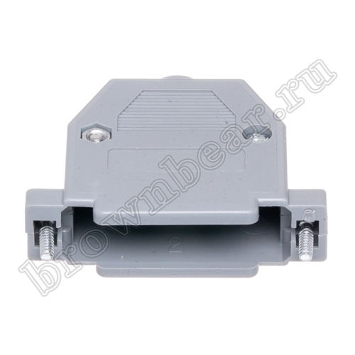 Корпус разъема D-SUB 25 контактов, серый, тип 2 DP-25C-G фото 5