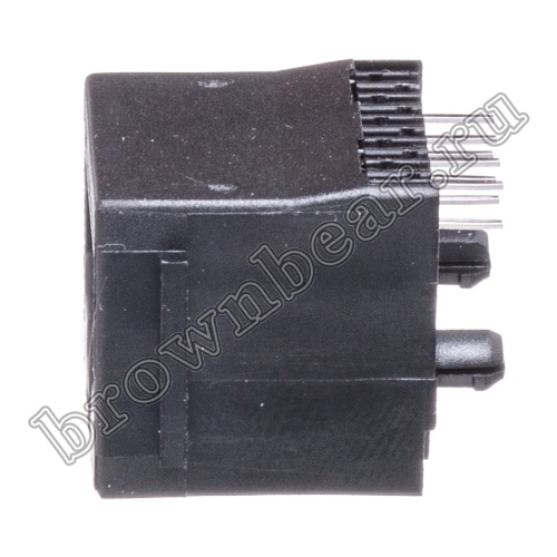 Разъём RJ-45 гнездо на плату, 8P8C, тип 3 TJ3-8P8C фото 4