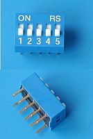Переключатель Dip-Switch 5 контактных групп