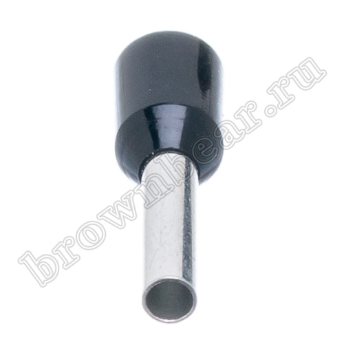 Наконечник штыревой втулочный изолированный НШВИ 8 мм, под опрессовку на провод 1.5 мм², упаковка 100шт. TIC-1.5-8 фото 2