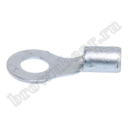Клемма кольцевая обжимная тип "O" 4.3 мм, на провод 1.5 - 2.5 мм², неизолированная, кратно 100шт. TR-2-4 фото 4