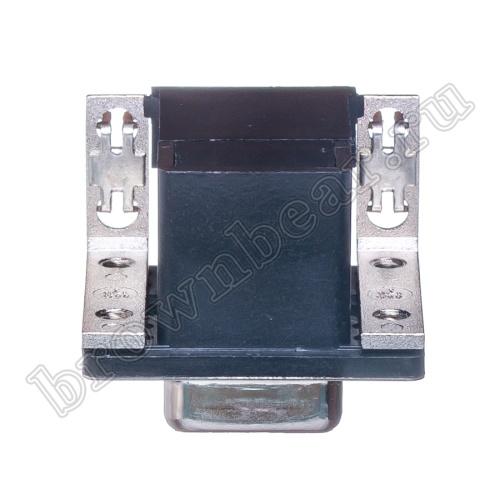 Разъем D-SUB  спаренный  9 контактов, гнездо-гнездо на плату, прямой угол DRN-09F/09F-A фото 6