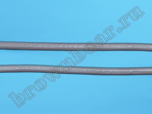 Кабель (шнур) питания 220В IEC320, CEE7/7 - C13, прямой, серый, 10А (3x0.75мм²), 1.8 метра фото 6