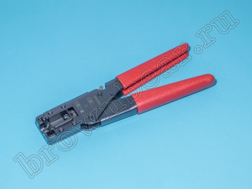 Пресс-клещи (кримпер) для обжима водонепроницаемых F разъемов на RG-59, 6 HT-508 фото 2