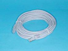 Патч-корд UTP RJ-45, категория 5e, литой, 6 метров, серый 