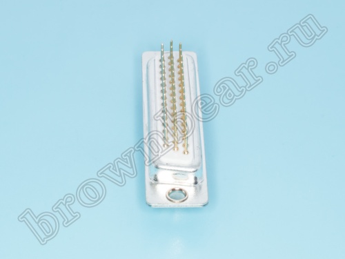 Разъем D-SUB  44 контакта, гнездо на плату, вертикальный DHB-44F фото 6