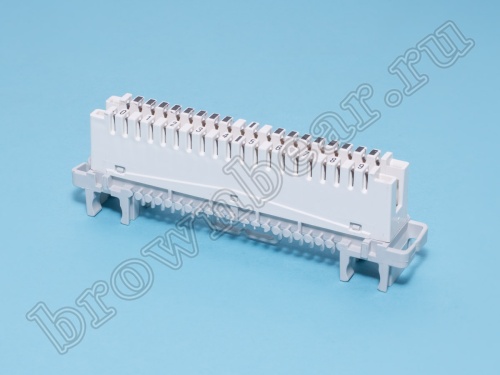 Плинт 10 пар KRONE размыкаемый, PROFIL, нумерация 0..9  фото 3