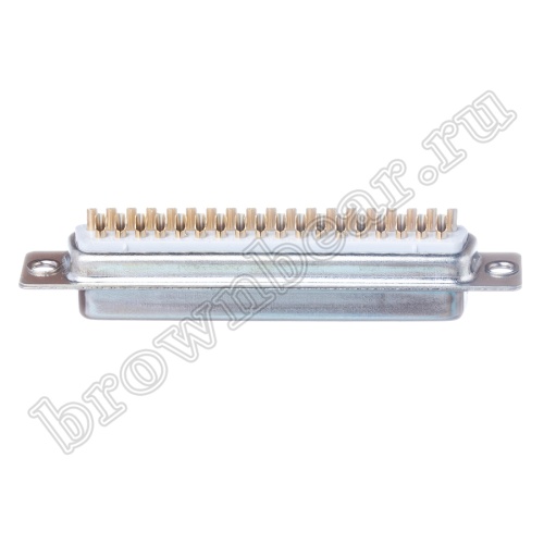 Разъем D-SUB  37 контактов, гнездо на кабель, пайка, тип 2 DB-37F фото 5