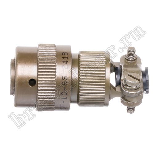 Разъём Amphenol серии 62IN, 6 контактов, розетка на кабель, тип 10, байонетный 62IN-16F-10-6S фото 2