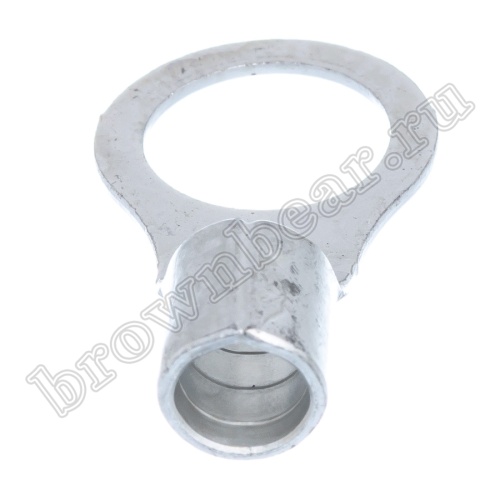 Клемма кольцевая обжимная тип "O" 10.5 мм, на провод 10.0 мм², неизолированная, кратно 100шт. TR-8-10 фото 3