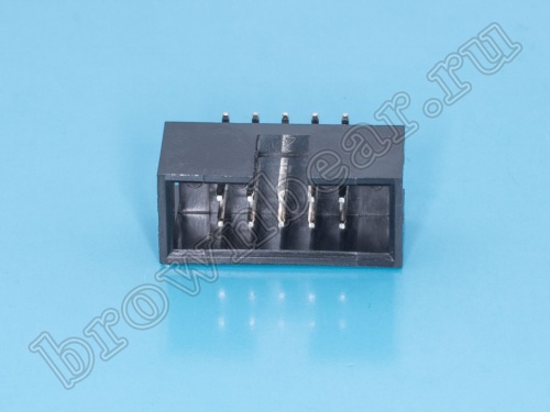 Разъем IDC 2х5 вилка на плату, шаг 2.54мм, поверхностный монтаж BHS-10 фото 3