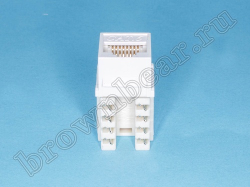 Модуль RJ-45 8P8C кат.6, Keystone, универсальный, компакт, PCnet  фото 4
