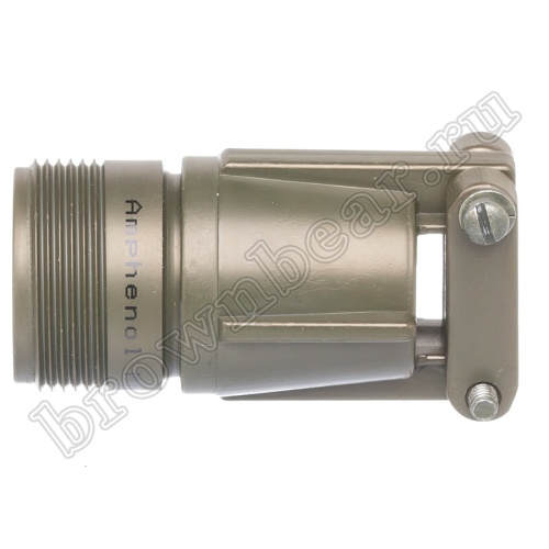 Разъём Amphenol серии MS, 7 контактов, вилка на кабель, тип 16S, наружная резьба MS3101E-16S-1P фото 2