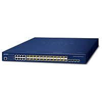 SGS-6310-16S8C4XR Управляемый L3 стекируемый коммутатор Planet, 16 портов 100/1000Мбит/с SFP, 8 портов TP/SFP combo 1000Мбит/с, 4 порта SFP+ 10Гбит/с