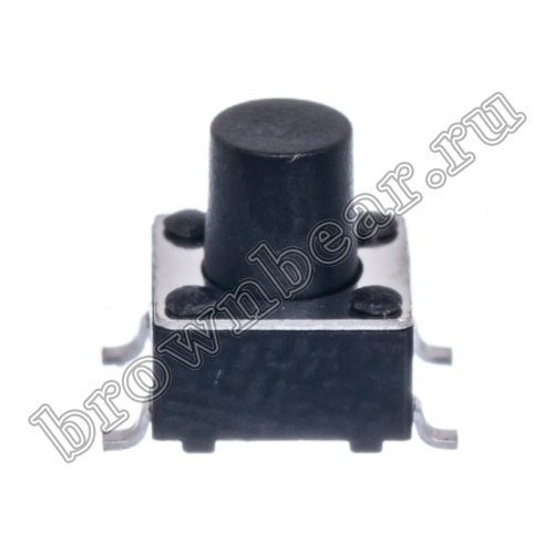 Кнопка тактовая SMD, 6x6 мм, h=7 мм, 4 контакта SWT-34 фото 5