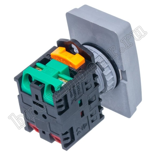 Кнопка управления пуск-стоп, без фиксации, НЗ/НР, зеленая/красная TN2BTW-1AB фото 4