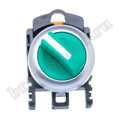 Селекторный переключатель управления, 2 позиции с фиксацией, 30 мм, НР, зеленый TN2SS2G-1A фото 4