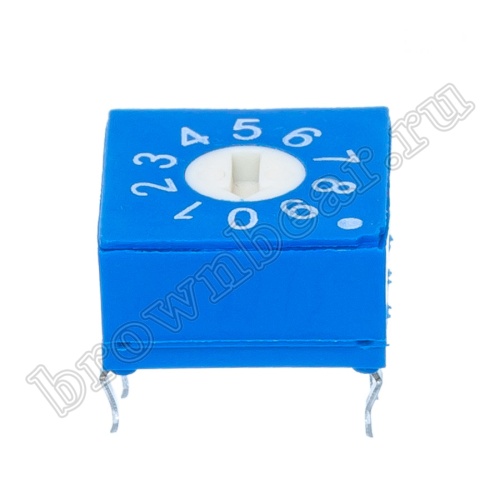 Переключатель Dip-Switch 10 позиций, поворотный SWD10 фото 2